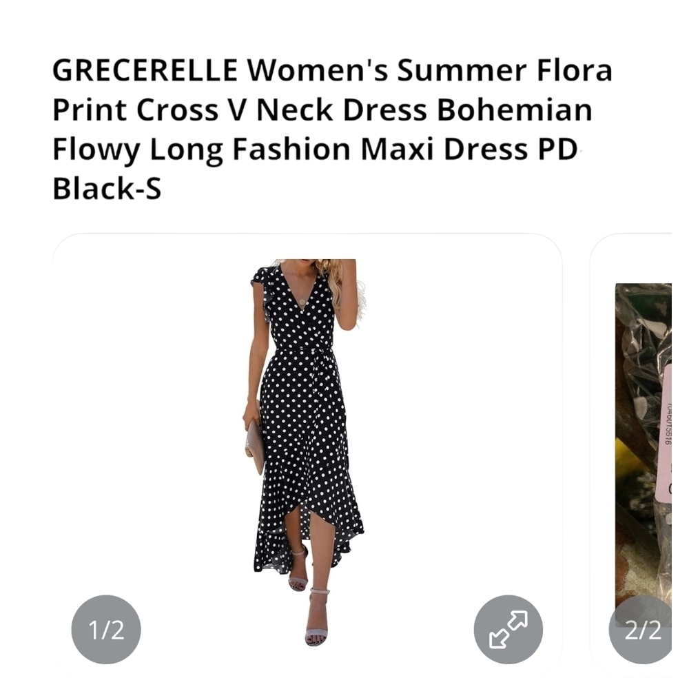 Grecerelle - Small Stunning Polka Dot Dress - Picture 10 of 10
